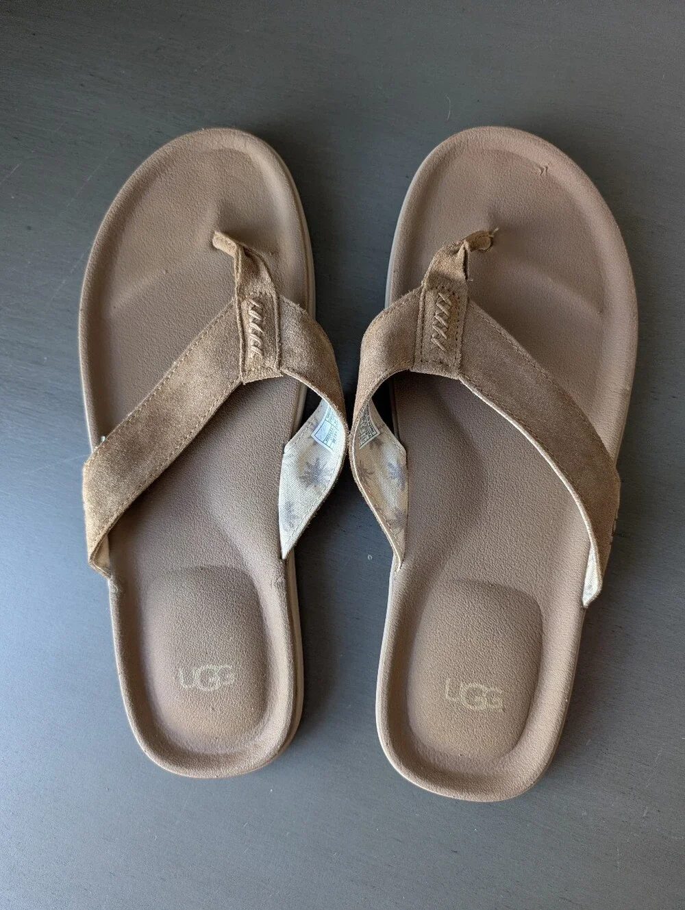 UGG brown rubber